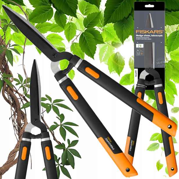 Zahradní nůžky Fiskars Dvouruční Nůžky Na Živý Plot 10135652
