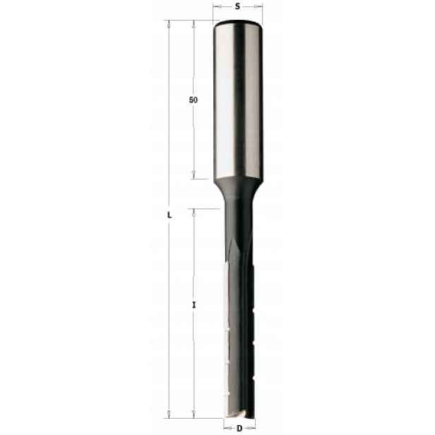 Cmt 172.140.31 Fréza Hl oscilační s lamačem D=14 I=90 L=145 S=13x50 Rh Z2