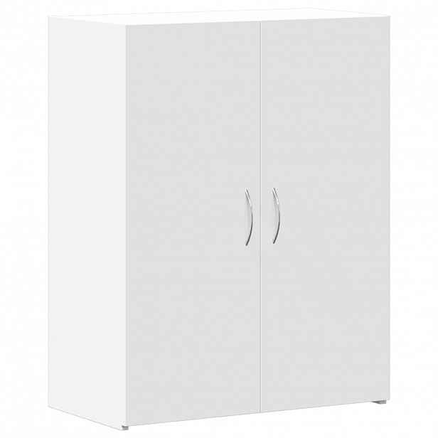 vidaXL Kartotéka bílá 60 x 32 x 77,5 cm kompozitní dřevo