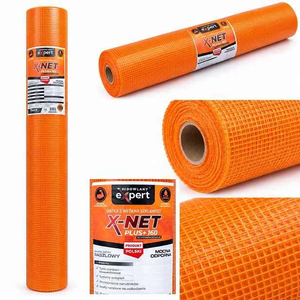 Fasádní podomítková síť 160 g/m² X-net Plus+ 1x50 m