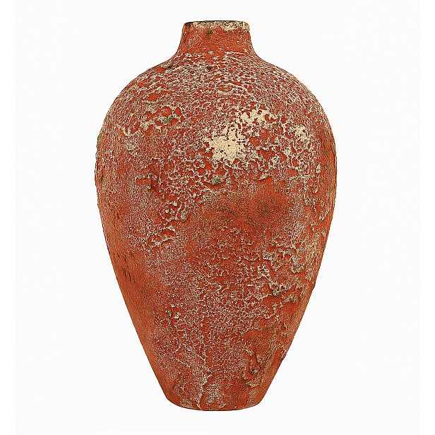 Keramická váza YL742 Patina, červená