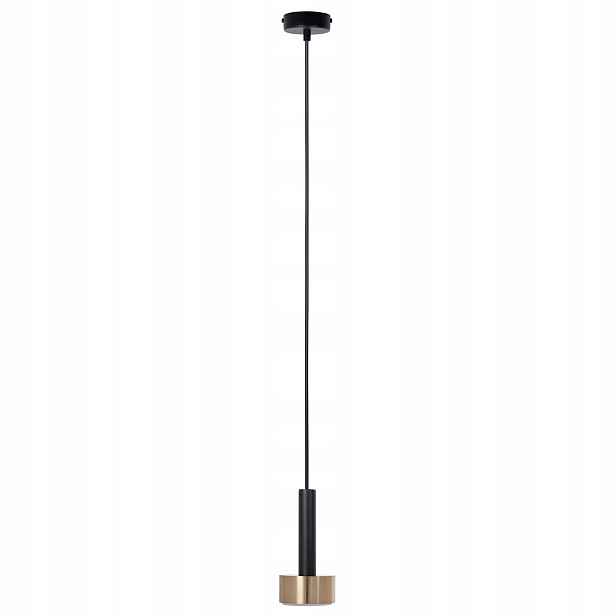Minimalistické závěsné bodové svítidlo černé zlaté do kuchyně nad bar Sigma