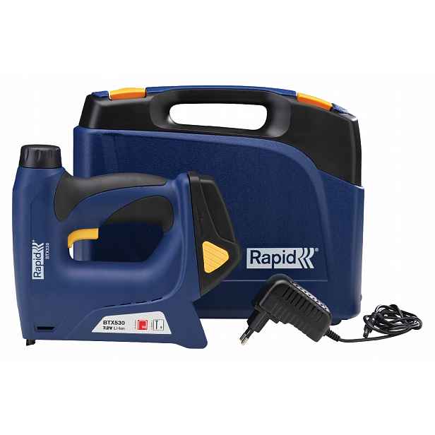 Akumulátorová sponkovačka BTX530 Li-Ion na sponky Typ 53 6-14mm Rapid