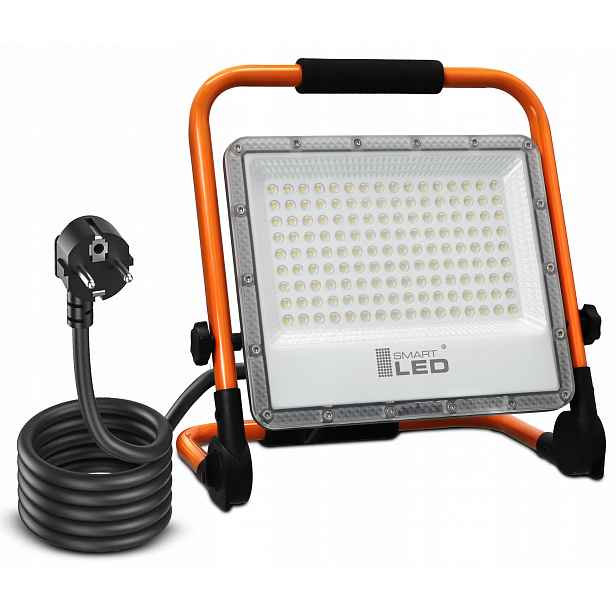 Halogenový Led Reflektor 5m 100W Stativ Kabel Pracovní Lampa na Stojanu