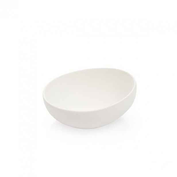Miska FANCY HOME Stones 11 cm, bílá