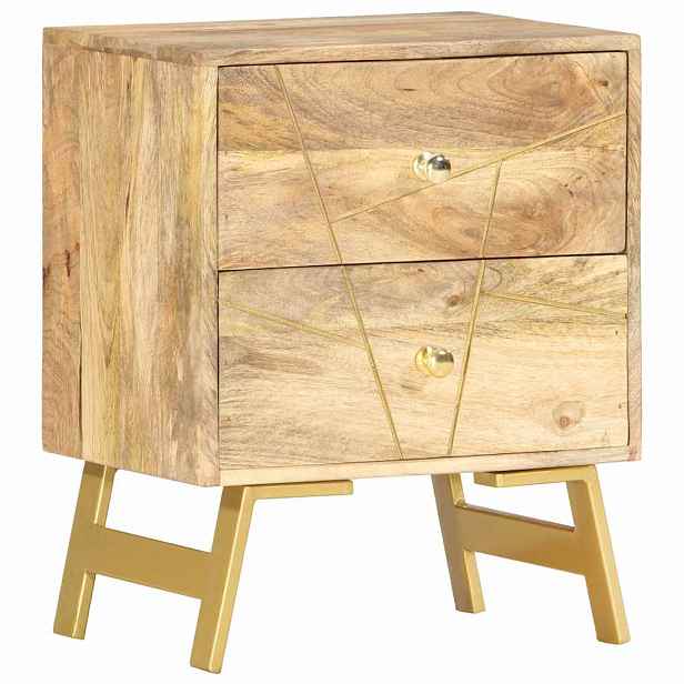 vidaXL Noční stolek 40 x 30 x 50 cm masivní mangovníkové dřevo