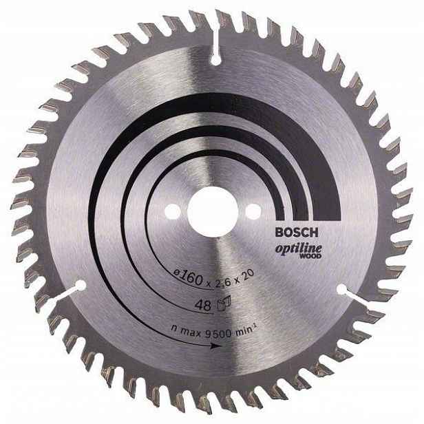 Kotoučová Pila-h Optiline Wood 160*2.6*20/16Z48