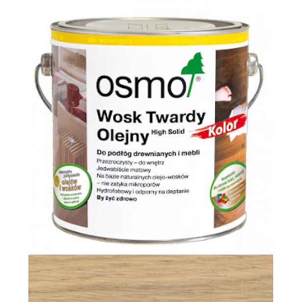 Osmo 3040 Tvrdý vosk olejový 10 l bílý