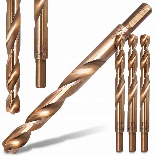3x Kobaltové Kovové vrtáky 11,3 mm z nerezové oceli Hss-g Milwaukee