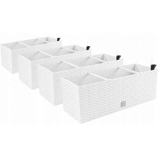 4x Květináč Rato Case DRTC600 Systém Bílý