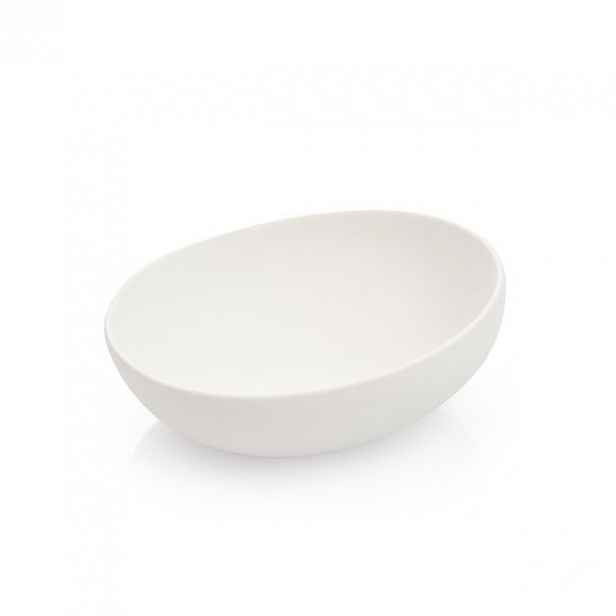 Miska FANCY HOME Stones 15 cm, bílá