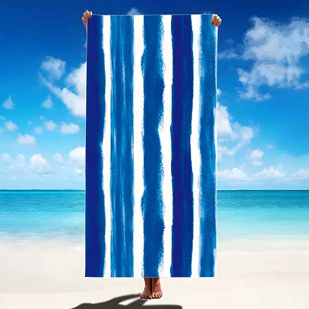 TEMU Akční balení 14 vzorů Mikrovláknové přehozové plážové osušky/barek 71"X31.5"In, 70‘'X31.4‘' In, XL Extra Large Velké Kempingové cestovní plážové