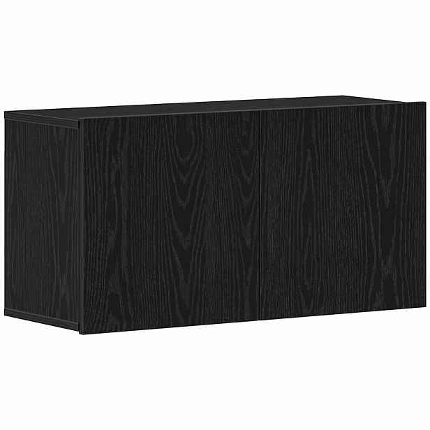 vidaXL TV stolek černý dub 80 x 30 x 41 cm, dřevo