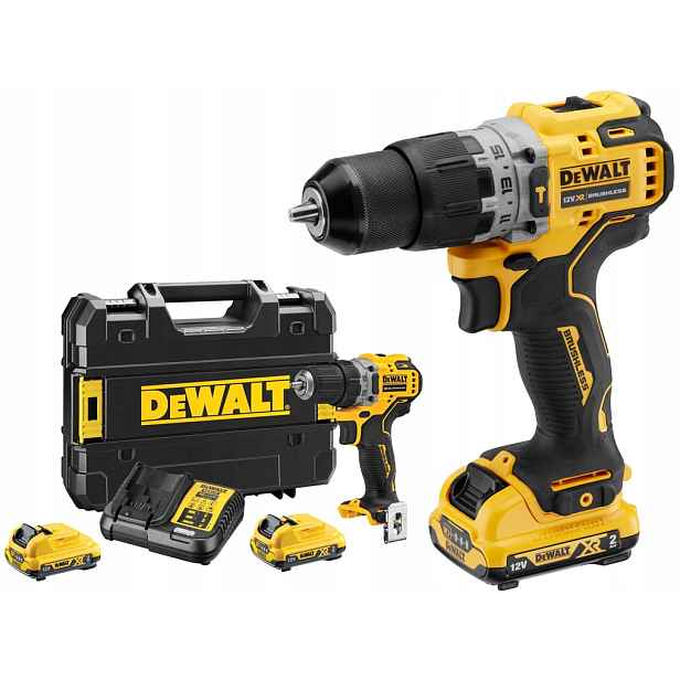 DeWalt aku vrtačka 12V 57/25Nm 2x2,0Ah DCD706D2