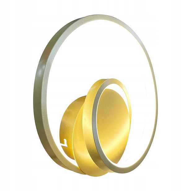 Nástěnné svítidlo Lucero Led 13W Moderní zlaté 23x23x6 cm Moderní