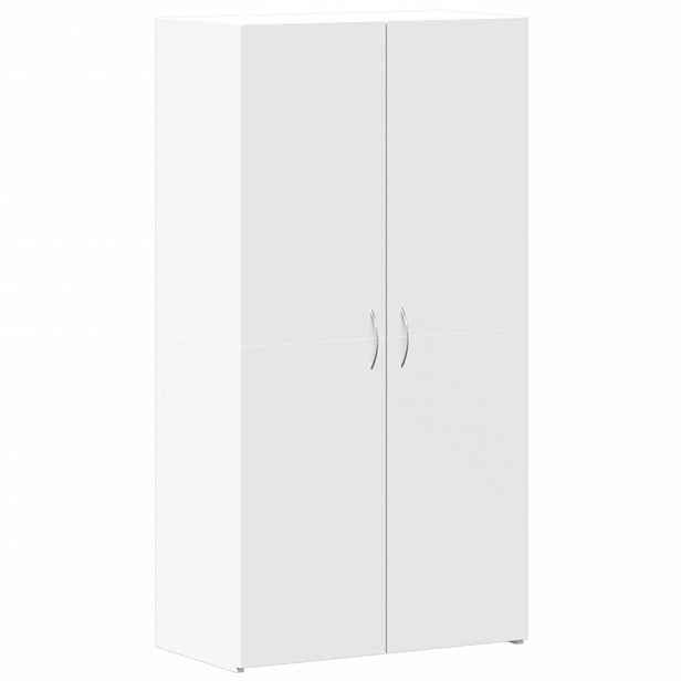 vidaXL Kartotéka bílá 60 x 32 x 115 cm kompozitní dřevo