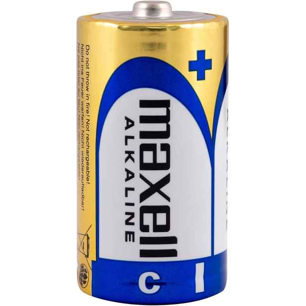 Baterie malé mono TYP C (R14) alkalická MAXELL