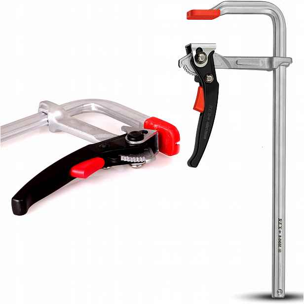 Truhlářská Zámečnická Svěrka 400x120 mm Svařovací Kovaná Automatická Západka