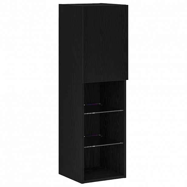 vidaXL Sestava TV skříněk 30,5 x 30 x 102 cm Černý dub