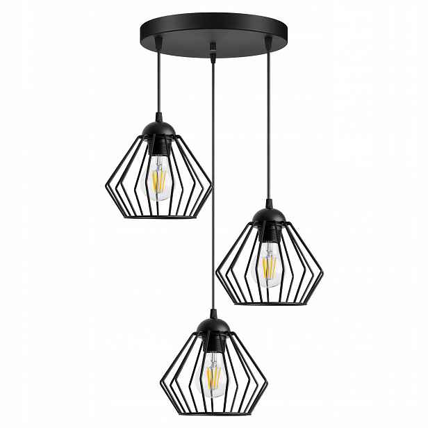 Závěsná Stropní Lampa Lustr Briliantová Led