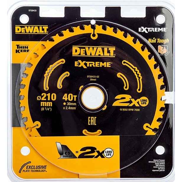 Dewalt Pila Kotoučová 210x30mmx40z DT20433-QZ