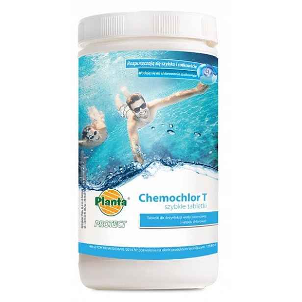 Rychlé tablety do bazénu Chemochlor T 20 g Planta 1 kg chlor šokující