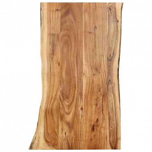 vidaXL Stolní deska masivní akáciové dřevo 100 x (50–60) x 2,5 cm