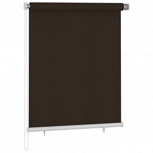 vidaXL Venkovní roleta 125 (Š) x 140 (V) cm hnědá