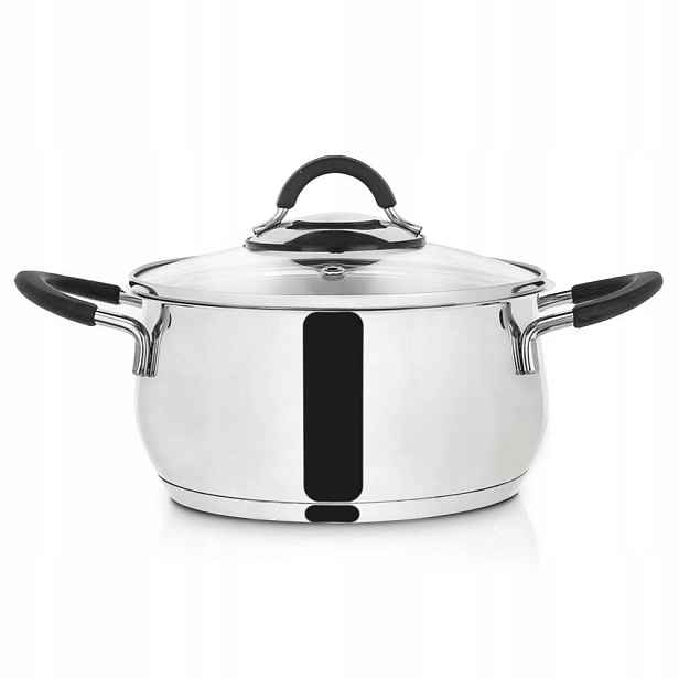 Hrnec se skleněnou poklicí Jiřiny 16 cm, 1,8 l
