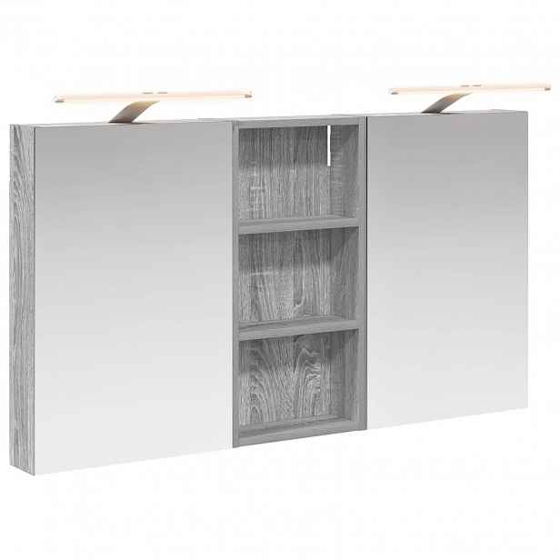 vidaXL Sada koupelnových skříněk 3 ks 110 x 10,5 x 60,5 cm