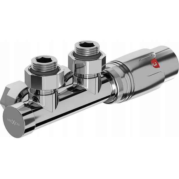 Mexen G00 Termostatická Rohová Souprava Duplex DN50 Chrom