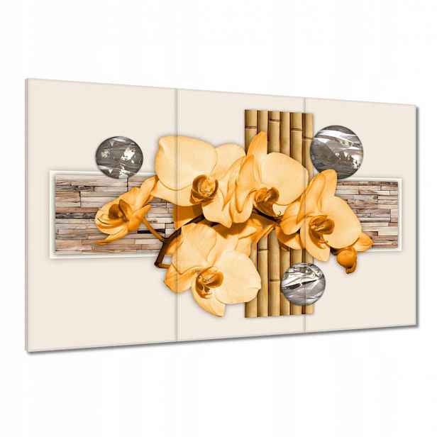 Obrazy 120x80 Oranžový orchidej