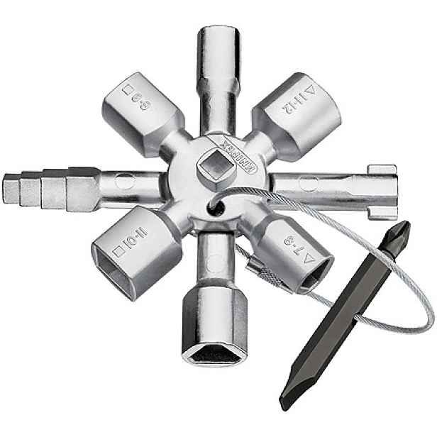 Klíč na rozvodné skříně Knipex TwinKey