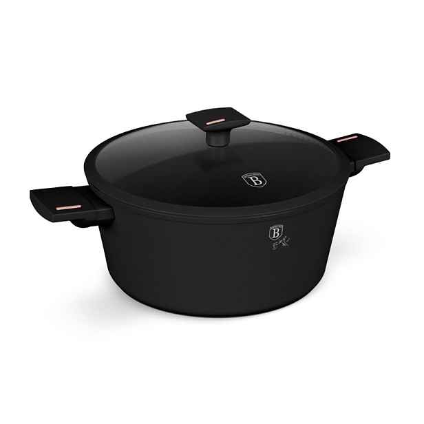 BERLINGERHAUS Kastrol s titanovým povrchem a poklicí 28 cm Monaco Collection BH-8262