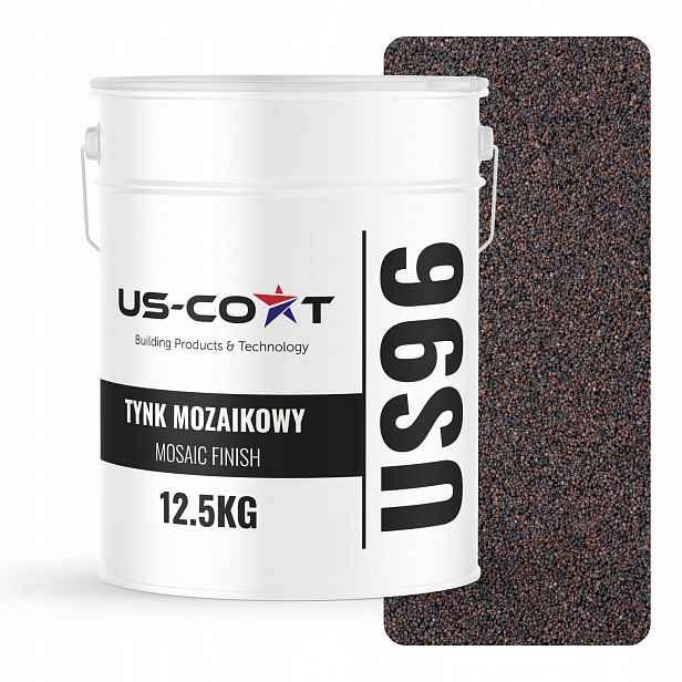 Mozaiková Omítka Mozaika 12,5 Kg Hnědá Tmavá M83 Ozdobná Fasáda Premium