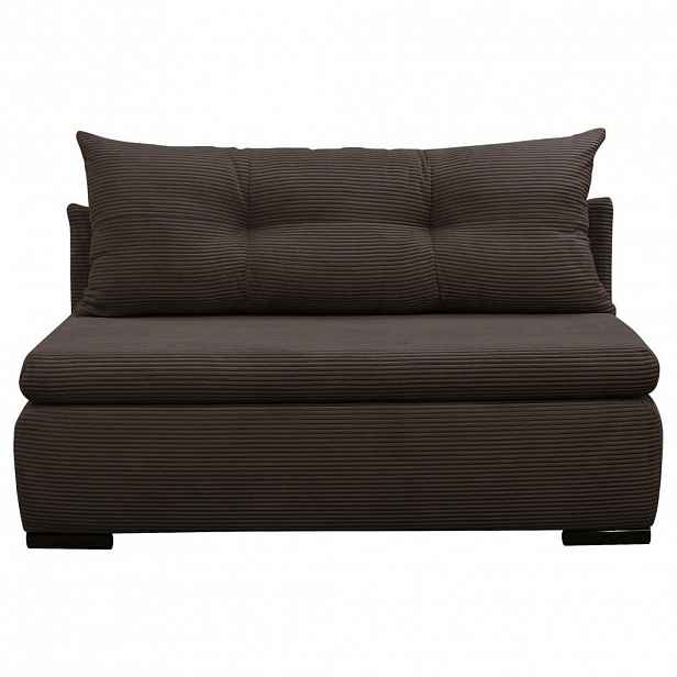 MID.YOU ROZKLÁDACÍ POHOVKA, textil, hnědá