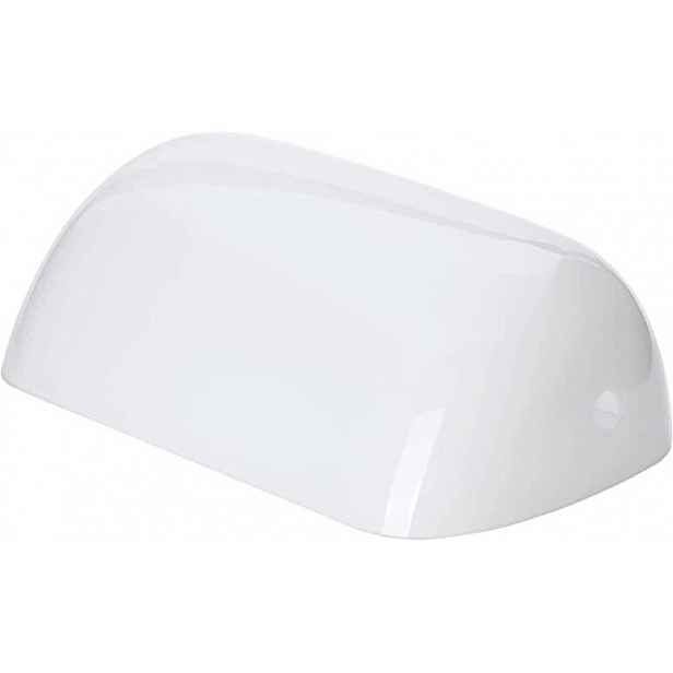 Skleněné stínítko bílé stínidlo bankéřka bankéřská lampa stolní bankéřská lampa