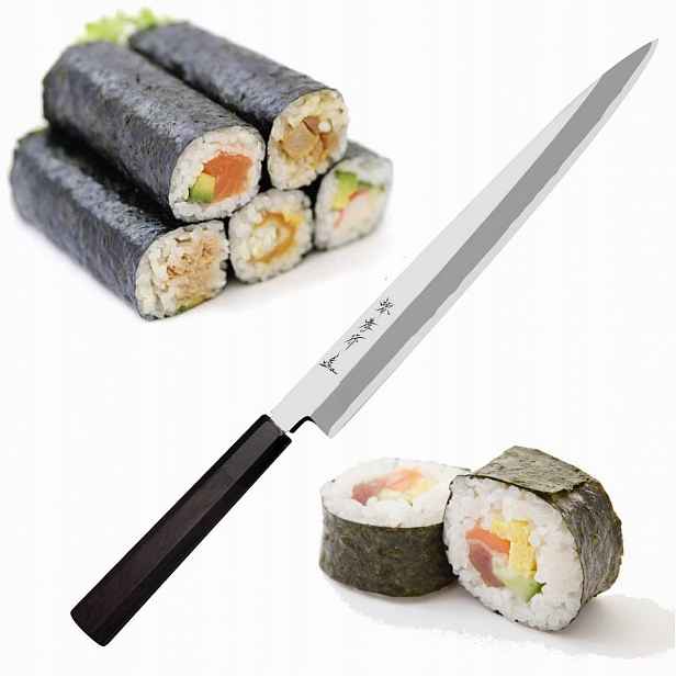 Sakai Takayuki Silver#3 Japonský Nůž Yanagiba na sushi 27 cm