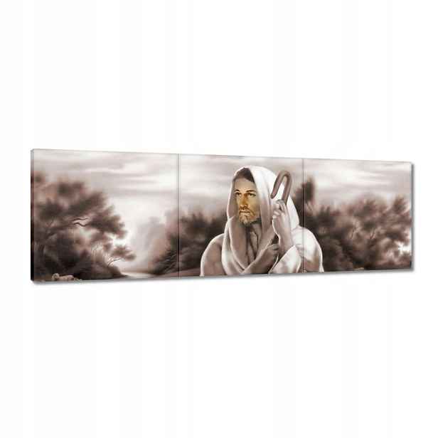 Obrazy 120x40 Dobrý pastýř Ovečky
