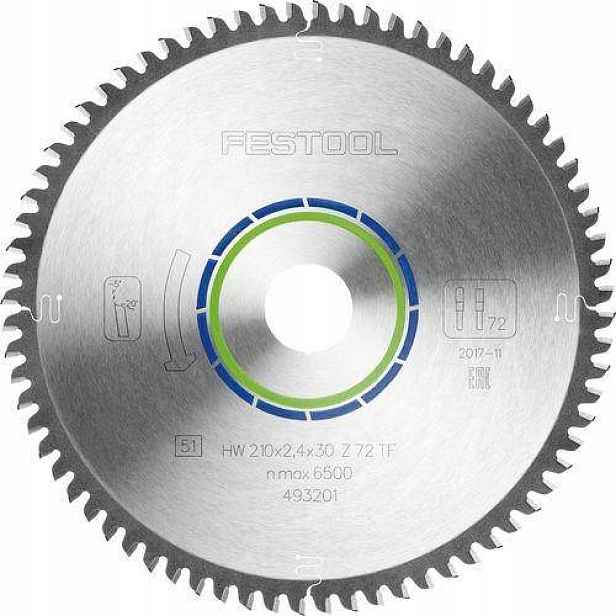 Festool Pilový kotouč Hw 210x2,4x30 TF72 Aluminium/plastics