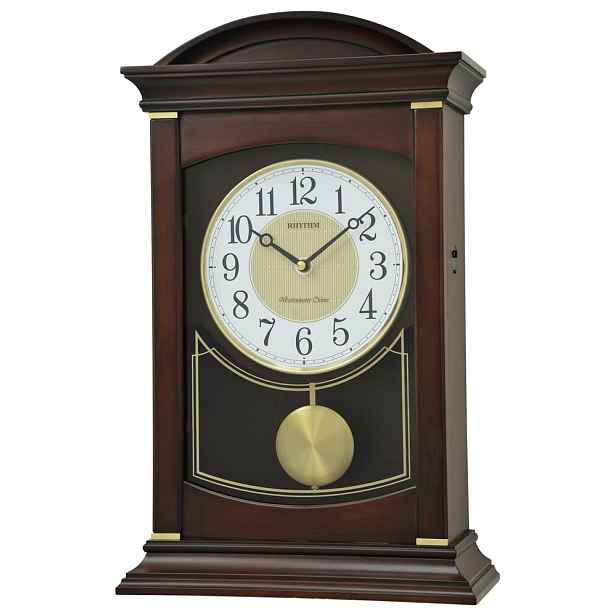 Rhythm CRJ758UR06 - Stolní hodiny 46 cm vysoké se špičkovými melodiemi