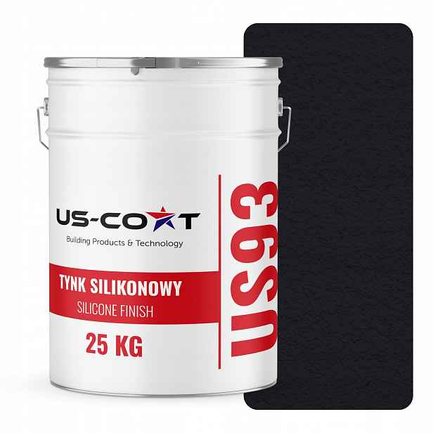 Silikonová Omítka Černá Hluboká RAL9005 25 Kg Beránek Granulace 1.5 mm