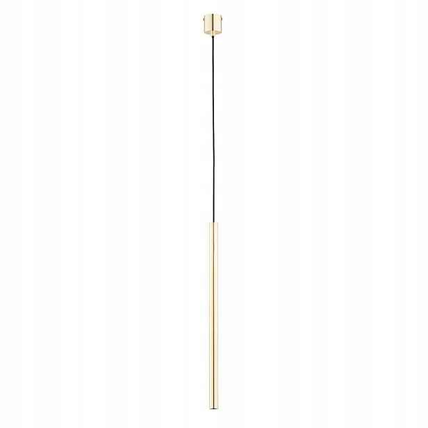 Alfa Dekorativní závěsná lampa Collet zlatá tuba 1xG9 10W IP20
