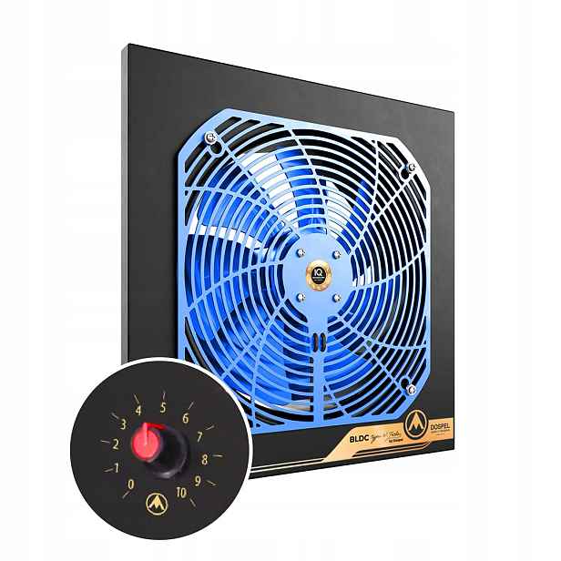 Axiální ventilátor Dospel 007-9206 Woks 200 Blue ventilační Tesla 40 W 720 m3/h