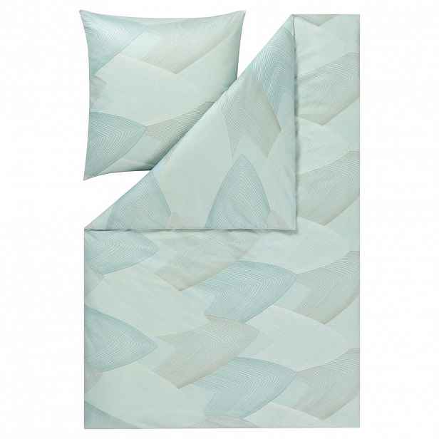 Estella POVLEČENÍ, interlock jersey, mátově zelená, 140/200 cm