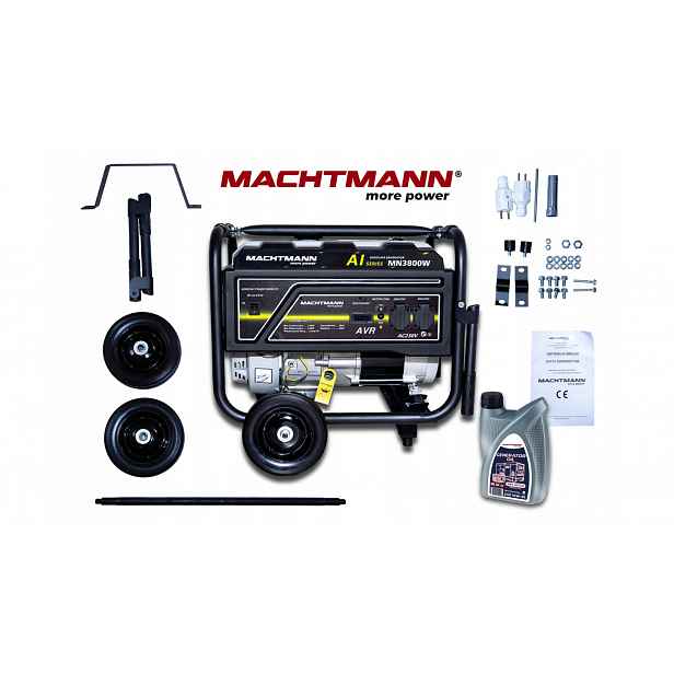 Generátor Generátoru Benzín 3000W Machtmann MN3800W