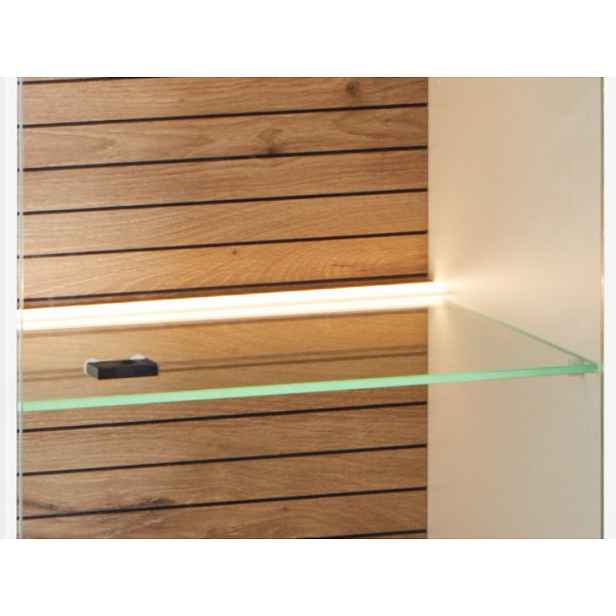 Lišta s LED světelným páskem (40 cm) barva světla teplá bílá