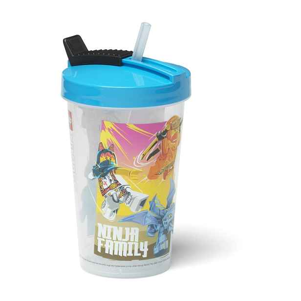Modrá dětská lahev 500 ml Ninjago – LEGO®