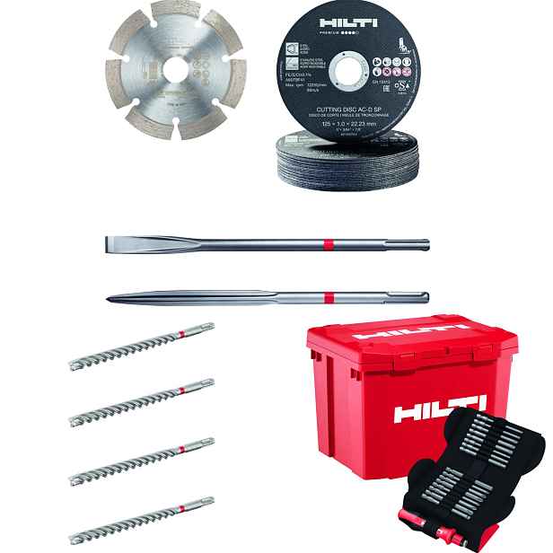Sada příslušenství Hilti malá + sada šroubováků a box