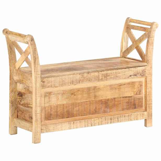 vidaXL Lavice do předsíně 103 x 33 x 72 cm masivní mangovníkové dřevo